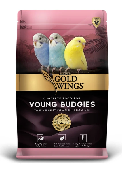 Gold Wings Premium Yavru Muhabbet 1 kg