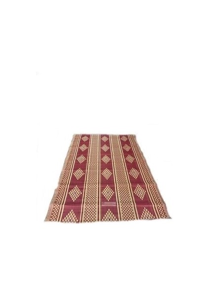 Plastik Piknik Hasırı 180 x 380 cm (Çift Mekik) Sergi Hasır Kilim Cami Bağ Bahçe Piknik Plaj Hasırı