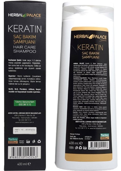 Keratin Saç Bakım Şampuanı 400 ml fiyatları