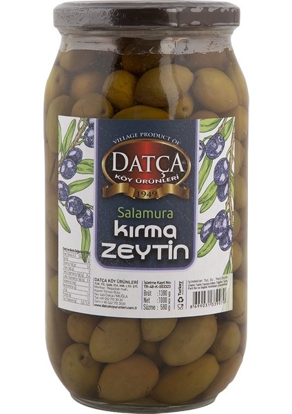Datça Salamura Kırma Zeytin 1 kg