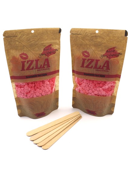 Izla 2 Paket Boncuk Ağda Pembe Spatula