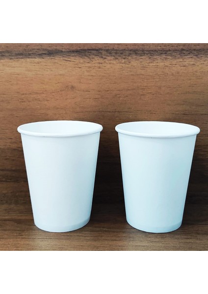 7 Oz Beyaz Karton Bardak 3000 Adet Maycup
