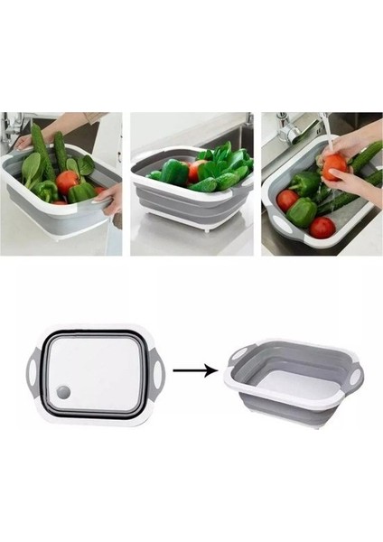 Fonksiyonel Kesme Tahtası ve Sebze Meyve Yıkama Sepeti fiyatları