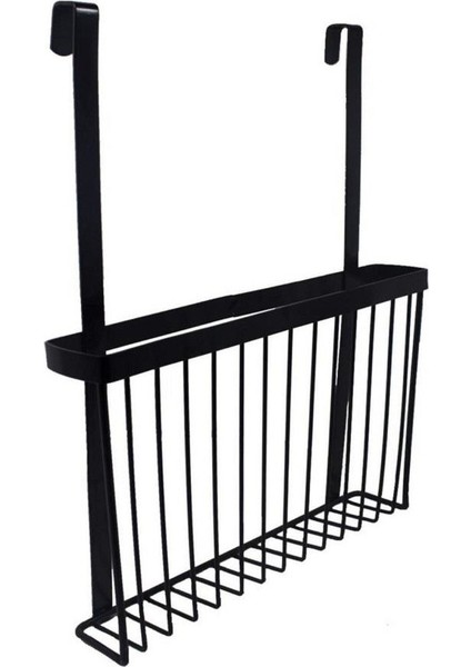 Sepet Organizer Metal Kesme Tahtası + Sabunluk + Kapağa Asılan Krom