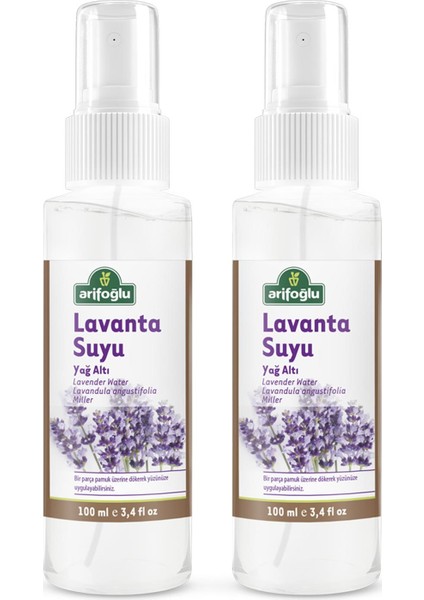 Lavanta Suyu Sprey 100 ml + 100 ml 2 Li Set