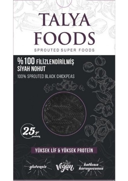 Filizlendirilmiş Siyah Nohut Makarnası 200 gr