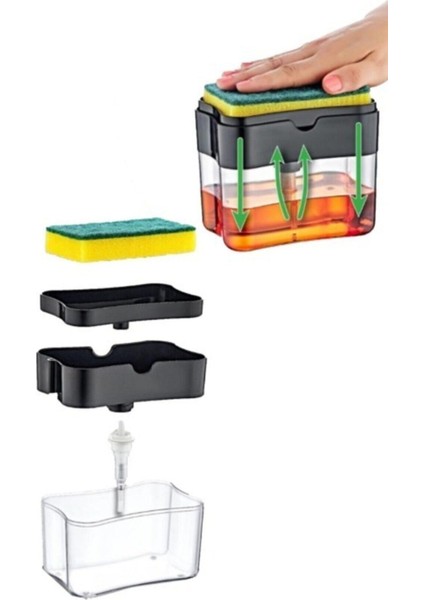 Deterjan Hazneli Pompalı Süngermatik