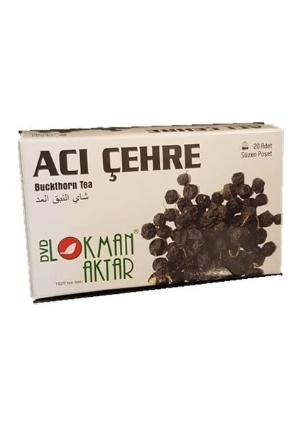 Acı Çehre Çayı Poşet Süzen Çay 20'li