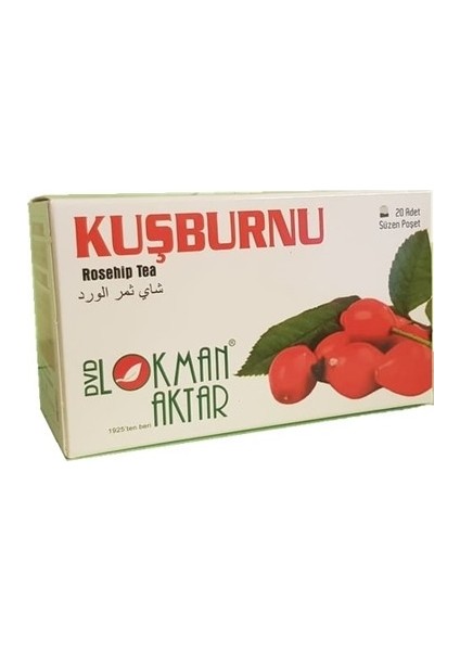 Kuşburnu Çayı Poşet Süzen Çay 20'li