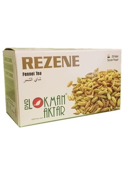 Rezene Çayı Poşet Süzen Çay 20'li