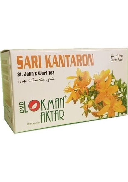 Sarı Kantaron Çayı Poşet Süzen Çay 20'li