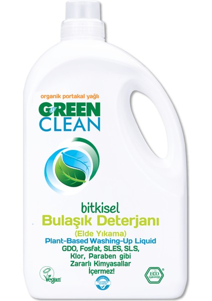 Green Clean Bitkisel Bulaşık Deterjan 2750 ml