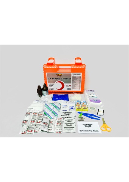 IY-073 DUVARA Monte Edilebilir Ultra Plastik Işyeri Ilkyardım Seti
