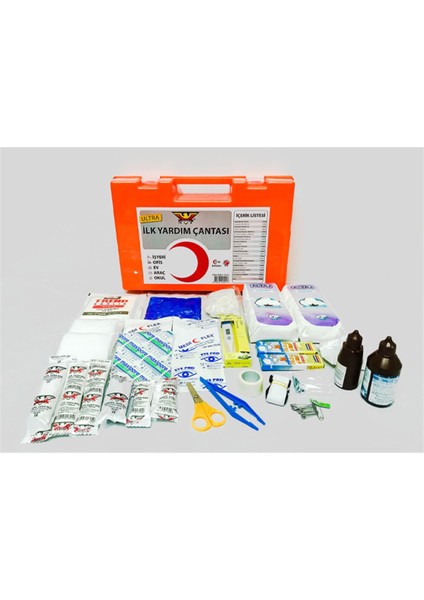 IY-071 DUVARA Monte Edilebilir Ultra Plastik Işyeri Ilkyardım Seti