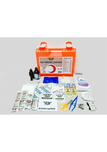 IY-070 Duvara Monte Edilebilir Plastik Işyeri Ilkyardım Seti