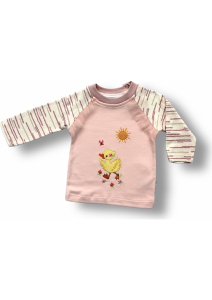 Süslü Ördek Sweat 2'lü Takım