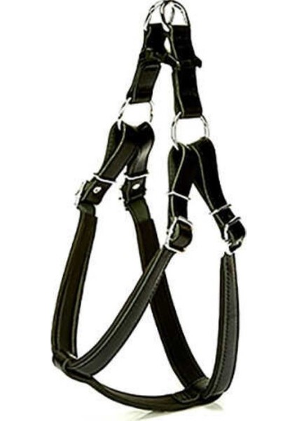 Köpekler Için Yumuşak Doku Göğüs Tasması Siyah M 35-43 cm