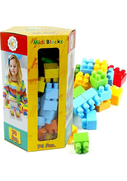 Parstek 74 Parça Karton Kutuda Midi Blok