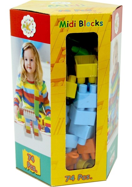 Parstek 74 Parça Karton Kutuda Midi Blok