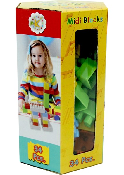Parstek Midi Bloklar 34 Parça
