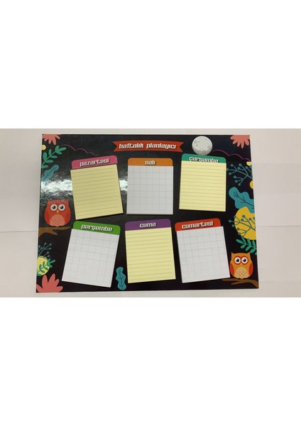 Notyaz Başarı Haftalık Planlayıcı Set BH-3723