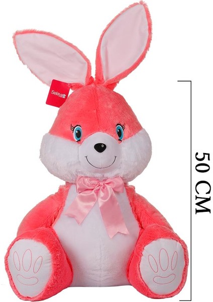 Selay Toys Peluş Tavşan Oyuncak 50 cm Pembe 1271