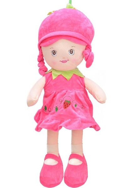 Peluş Bebek Oyuncak 37 cm Koyu Pembe 3428