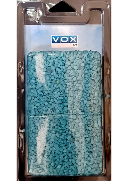 Vox Art Ince Çakıl Taşı - 230 gr - Turkuaz