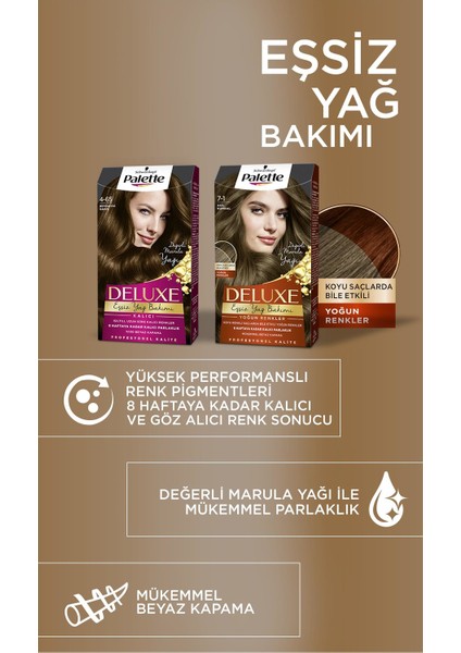 Deluxe Saç Boyası Kahve 4-0 2 Adet fırsatları