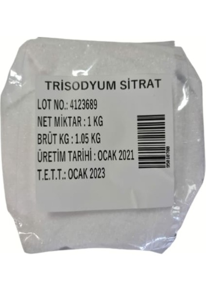 Trisodyum Sitrat E331 1 kg