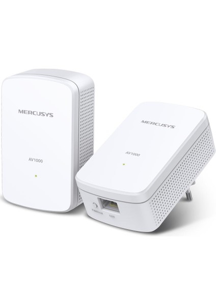 MP500 KIT, AV1000, Tak ve Kullan (Kurulum Gerektirmez), Gigabit Ethernet Portlu Powerline WiFi Kiti