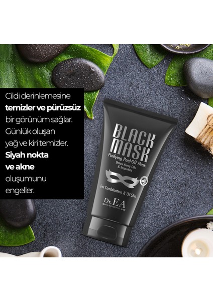 Soyulabilir Siyah Maske ve Soyulabilir Yeşil Maske 2'li Özel Set 75 ml