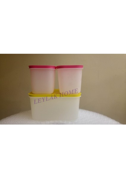 Alaska 3'lü Set - 2.5 Lt ve 2 Adet 1 Lt Saklama Kabı