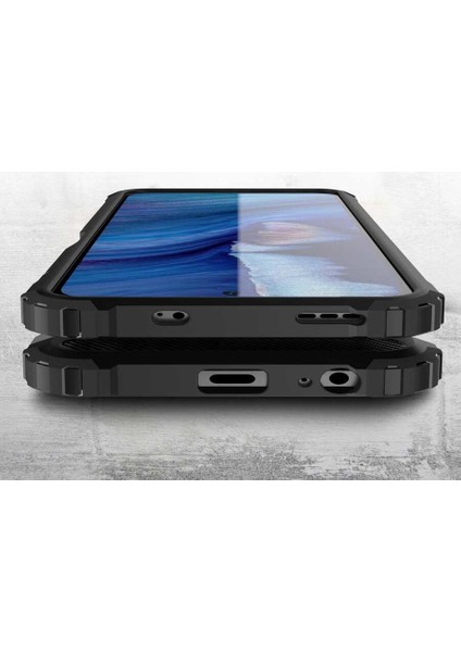 Xiaomi Redmi Note 10 Kılıf Çift Katmanlı Tank Silikon Kapak