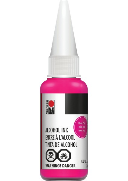 Alcohol Ink Marabu 20 ml Neon Pembe