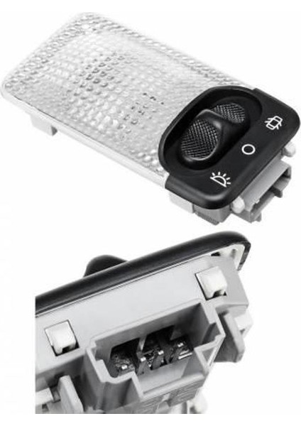 Peugeot 206 Tavan Lambası Siyah Detaylı 6362P3 6362K9