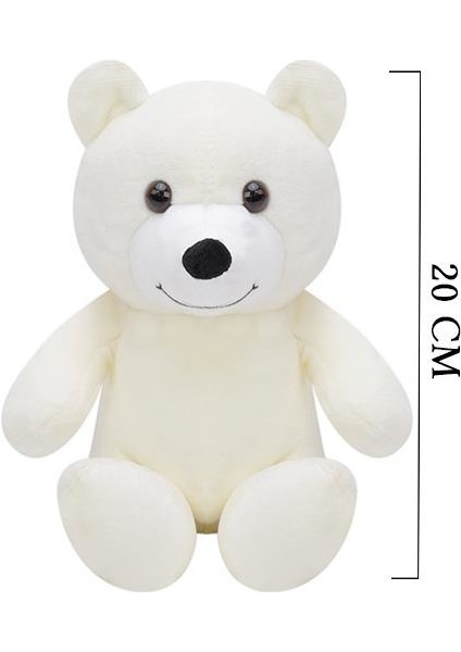 Selay Toys Peluş Ayı Oyuncak 20 cm Ekru 2222