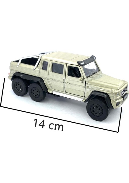 Mercedes-Benz G63 Amg 6x6 - Çek Bırak Oyuncak Araba , Lisanslı Model Araba 1:38