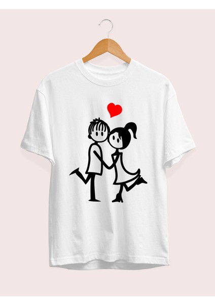 Love Baskılı Oversize Erkek T-Shirt