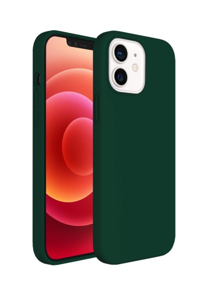 Buff Apple iPhone 12/12 Pro Rubber S Green