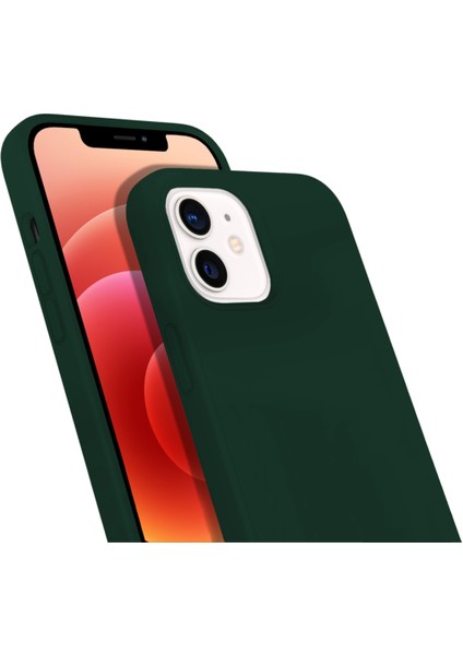 Buff Apple iPhone 12/12 Pro Rubber S Green