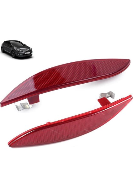 Moda Fluence Megane 3 Arka Tampon Reflektörü - Sol