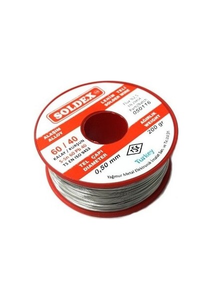 200 gr 0,50MM 60/40 Lehim Teli Soldex