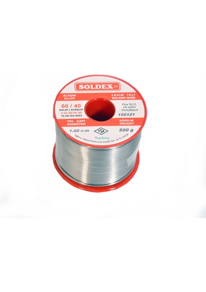 60-40 Lehim Teli 500 gr 1 mm Soldex