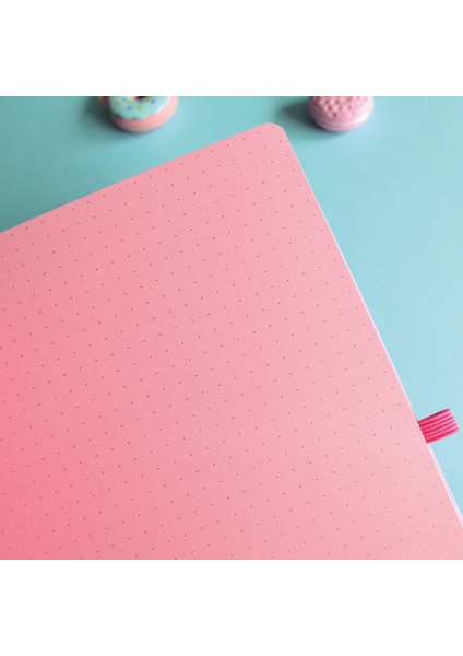 A5 K-Journal La Vie En Rose Noktalı Defter Pembe