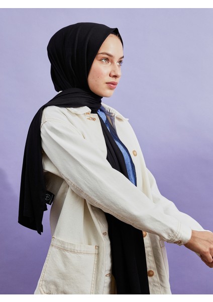 Penye Şal Siyah