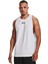 UA BASELINE COTTON TANK 1361901-100 ERKEK BEYAZ Tişört 1