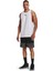 UA BASELINE COTTON TANK 1361901-100 ERKEK BEYAZ Tişört 3