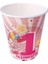 Bardak Karton 1 Yaşındayım Pembe 8oz Pk:8 1