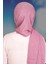Ikinciten Leya Zebra Desen Parlak Pamuk Şal Pembe 180X70 cm 3